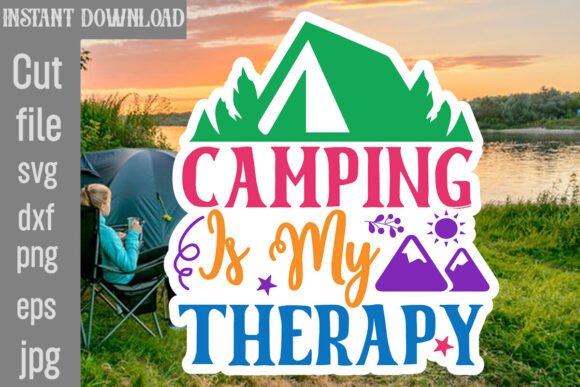 Camping is My Therapy SVG Cut File Graphics and Crafts Review