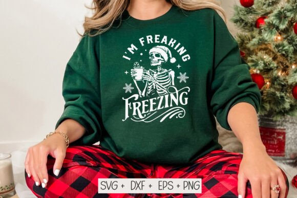 I m Freaking Freezing Svg, Christmas Svg Graphics and Crafts