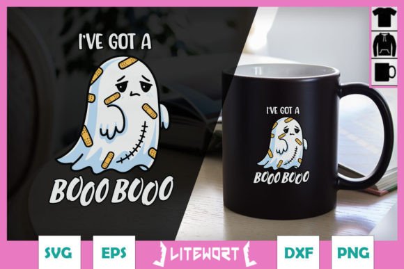 I ve Got a Boo Boo Funny Halloween SVG Graphics and Crafts Review