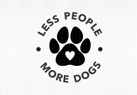 Less People More Dogs Svg, Png, Dxf, Eps Graphics and Crafts Review
