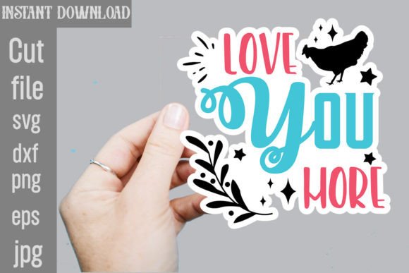 Love You More SVG Stickers Embroidery Review