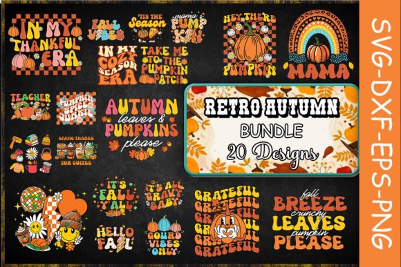 Retro Autumn SVG Bundle Review