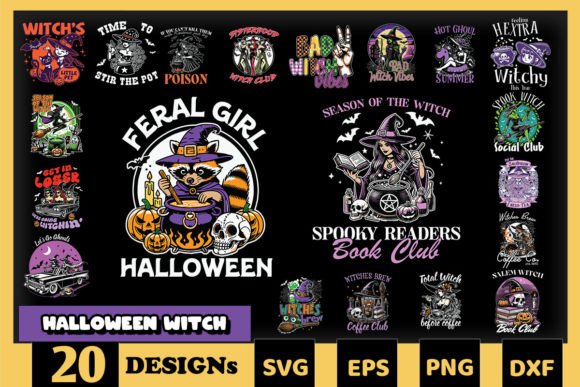 Vintage Halloween Witch SVG Bundle: Graphics and Crafts Review